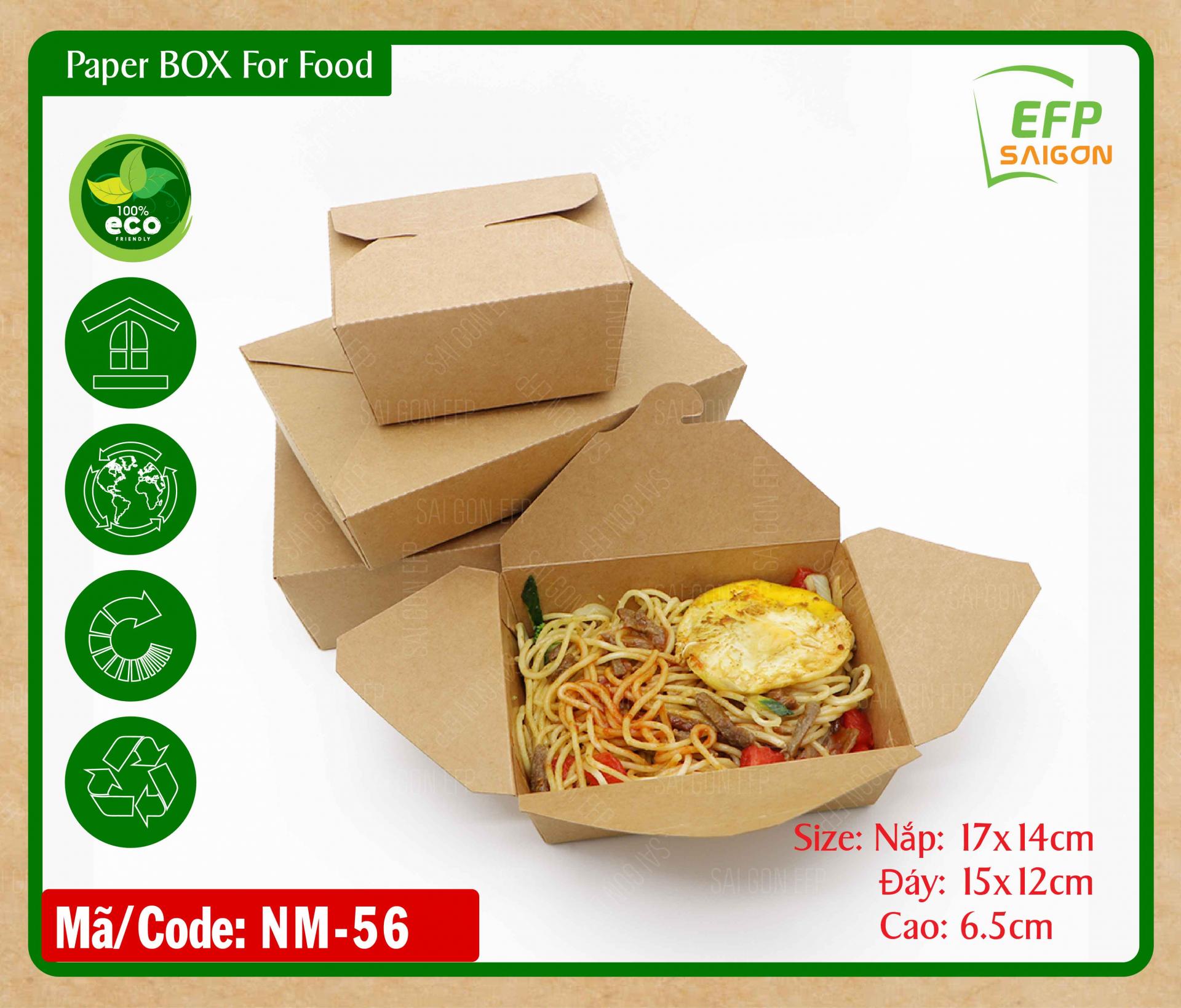 Hộp Giấy Thực Phẩm NM 55
